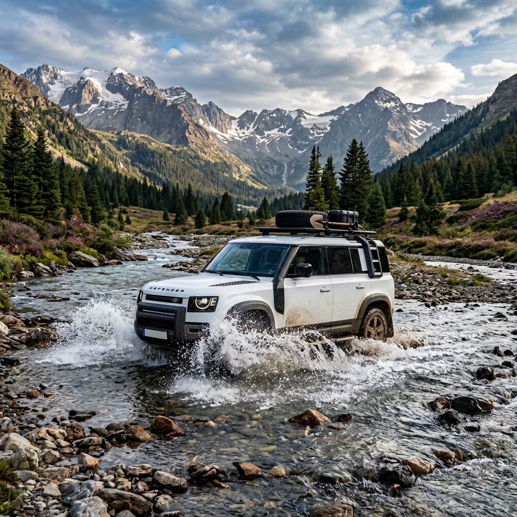 AutoCapital Land Rover Defender Off-Road River Crossing
